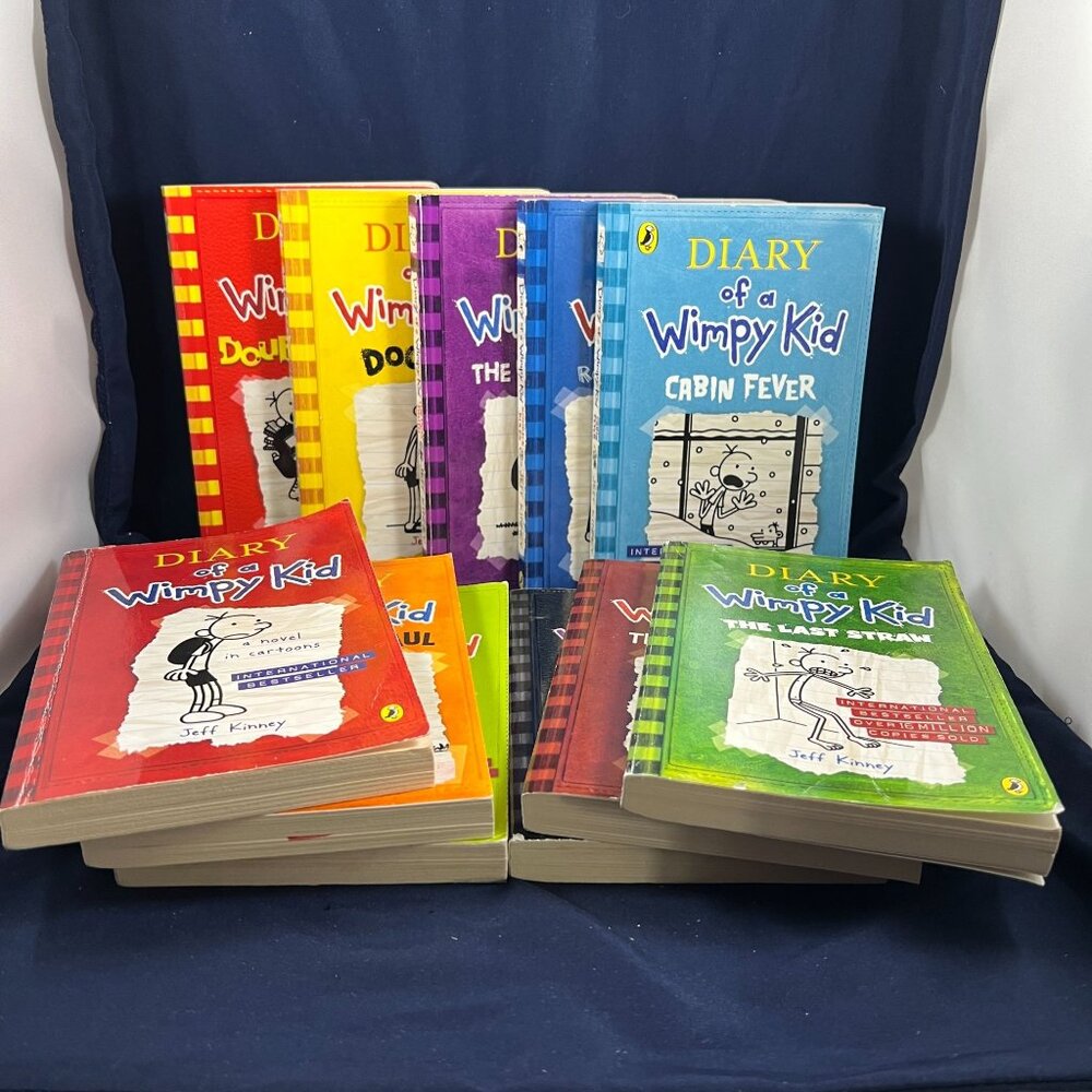 Diary Of A Wimpy Kid Series - 11 Books By Jeff Kinney